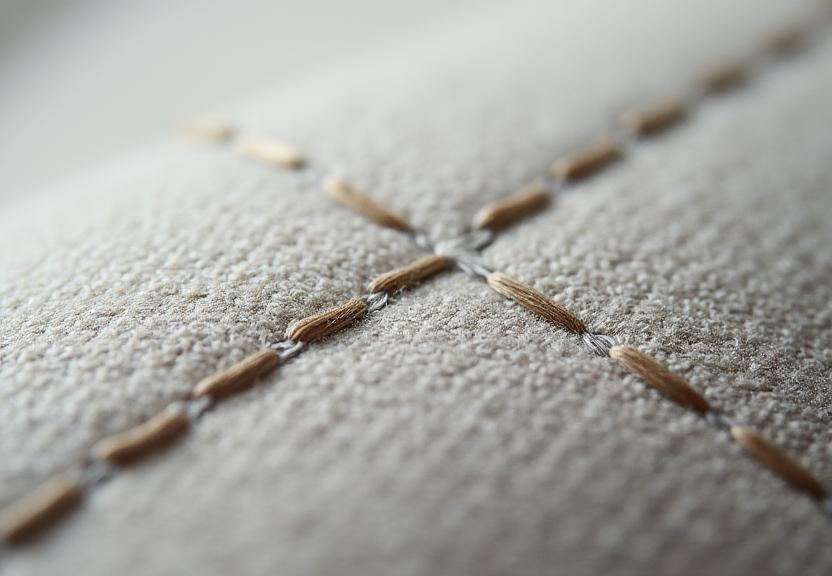 Dettaglio tessuto cuciture qualità